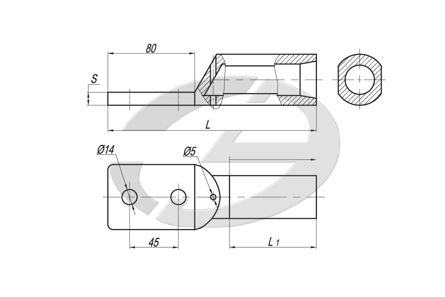 Аппаратный зажим А2А-35-3Т (Д)