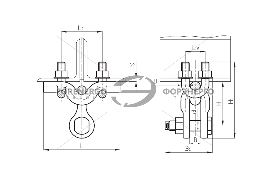 Узел крепления КГ-12-1